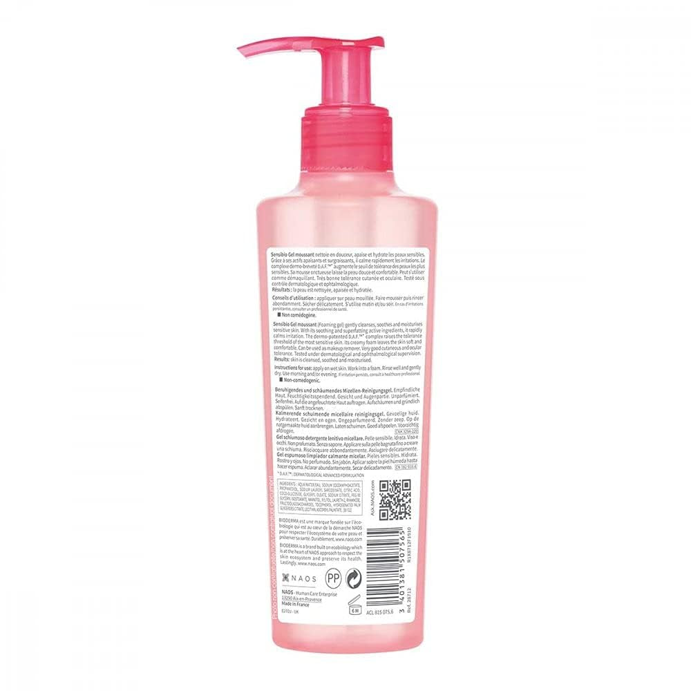 Sensibio Foaming Gel Cleansing and Make-Up Removing