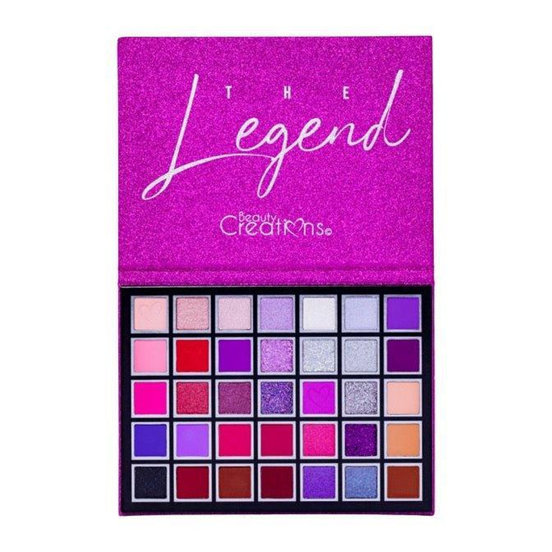 Beauty Creations Legend 35 Shadow with Mattes, Shimmers, and Pressed Glitters - ,